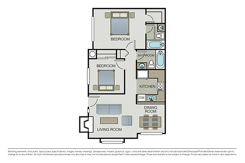 Floor plan Plan 2B