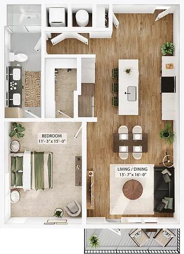 Floor plan A16