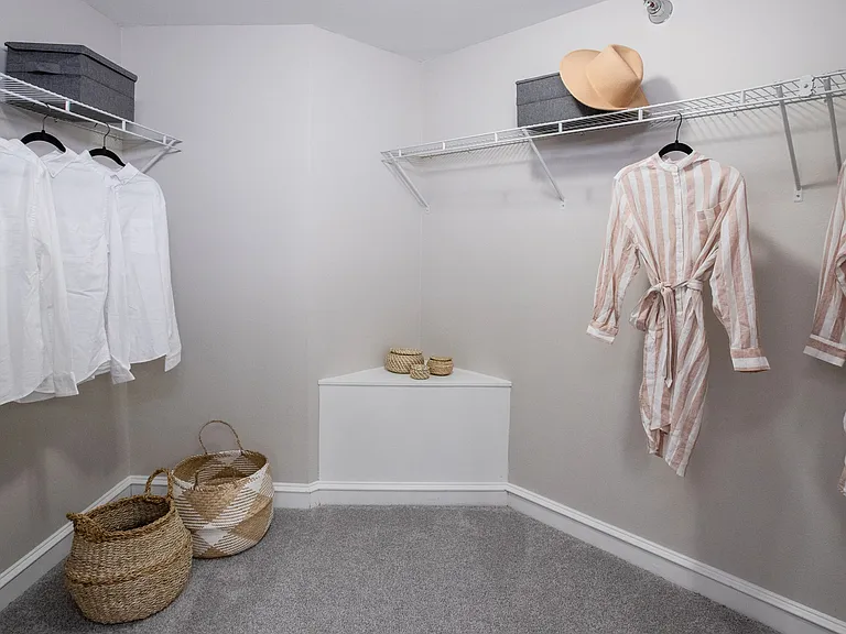 Luxuriate in grand master bedrooms featuring expansive walk-in closets meticulously designed with bespoke organizers for a lifestyle of regal order and opulence.