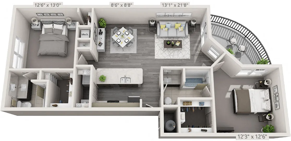 Floor plan MONTICELLO