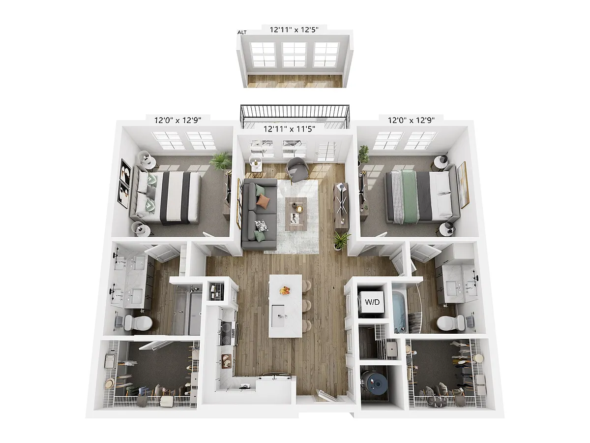 Floor plan B1