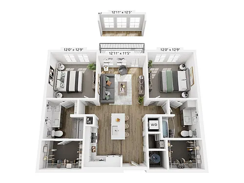 Floor plan B1