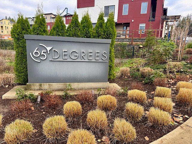 65 Degrees by Pulte is a luxury townhome project in the heart of Duvall. The project is nearing completion and this 3 BR, 3.5 unit will be finished the end of March and ready for move in April 1st.