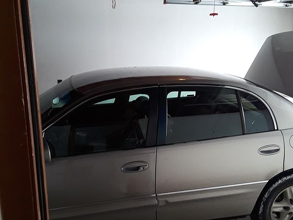 Garage entrance from breezeway.