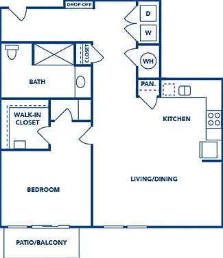 Studio | 1 Bath | 789 SF Studio | 1 Bath | 789 SF