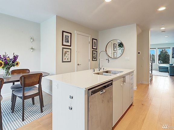 Kitchen, Dining Room, & Half Bathroom