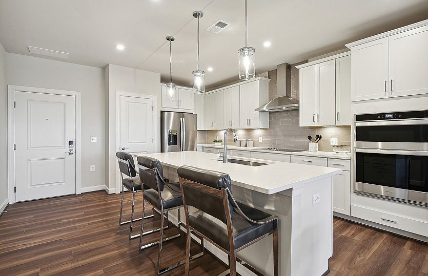 Open Floor Plan Centered Around the Kitchen