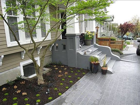 Low maintenance front yard with lots of color.