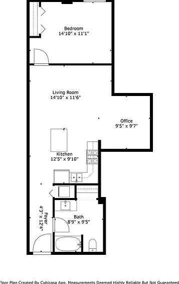 1 bed, 1.0 bath, 830 sqft, $950 — Photo 2