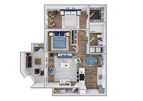 Floor plan B1 Renovated