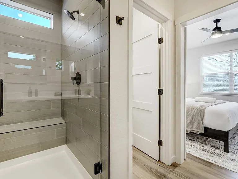 En-Suite bathroom

En-Suite bathroom with walk-in shower
