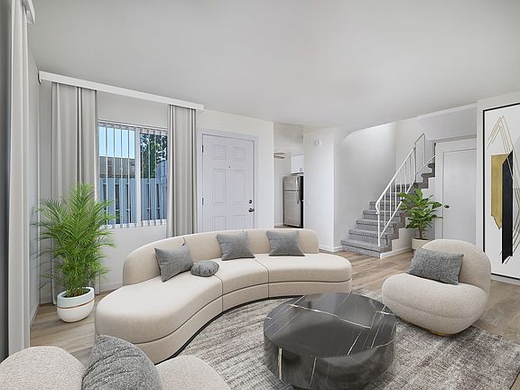 Living Room _ Premium 2 BR Townhouse, 1.5 BA