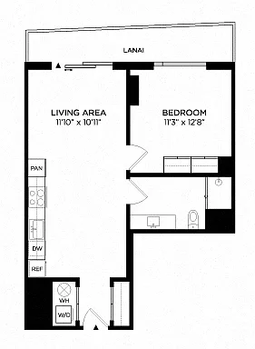 Floor plan 1T