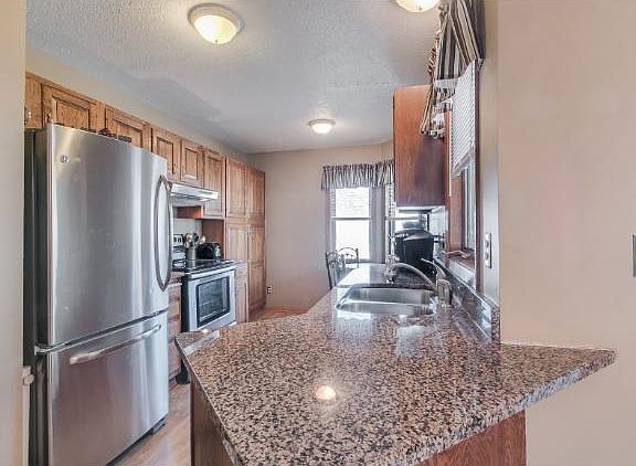 New granite countertops in kitchen were installed  in spring of 2010.