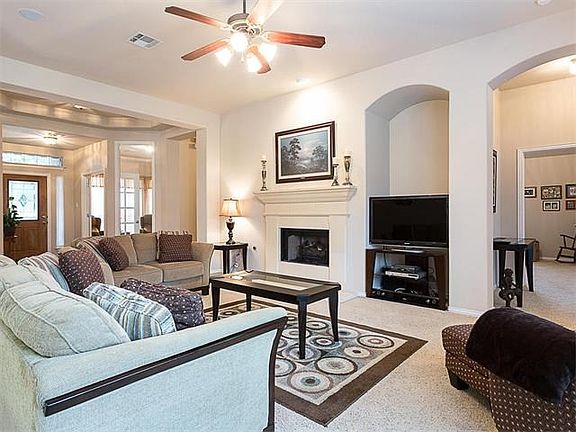 Warm, inviting living space.