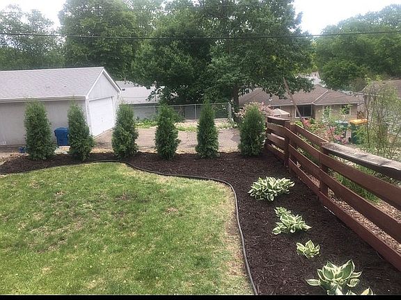 Newly landscaped Back yard
