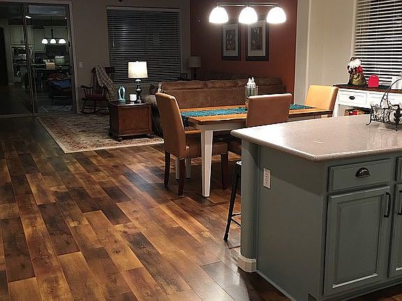 Open great room/kitchen 