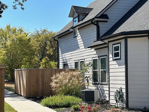 Side of unit with Patio