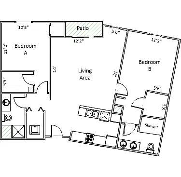 Floor plan 210