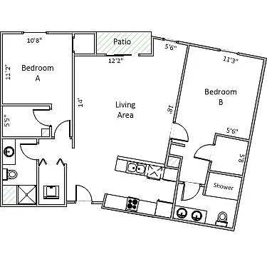 Floor plan 210