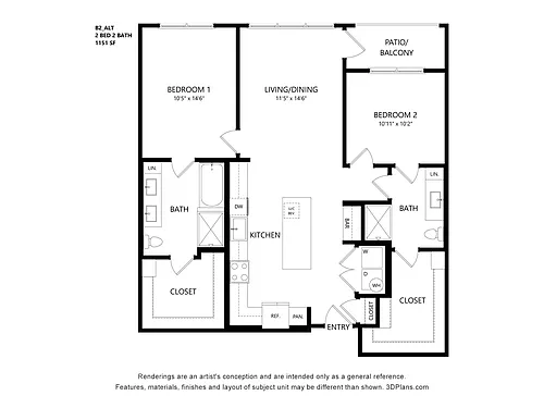 Floor plan B2