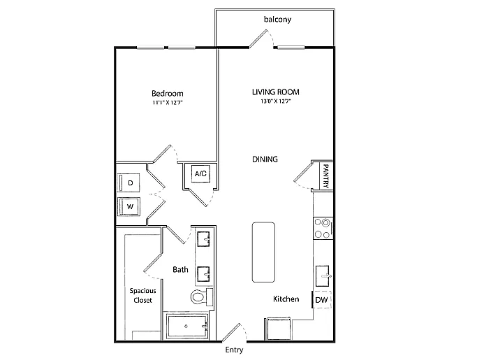 Floor plan A1-AH 60