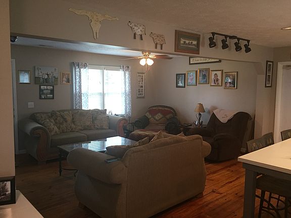 Large open kitchen/living. 