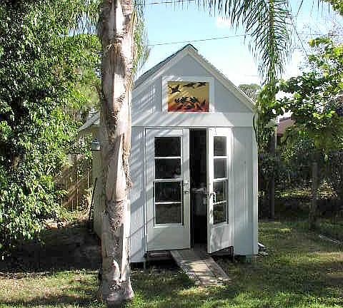 stick built shed