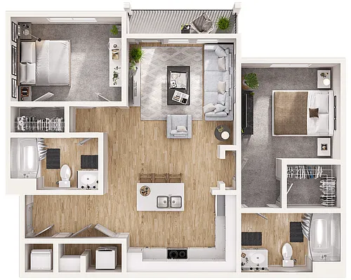 Floor plan B1