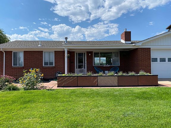 Front of home. Great location on top of a hill.