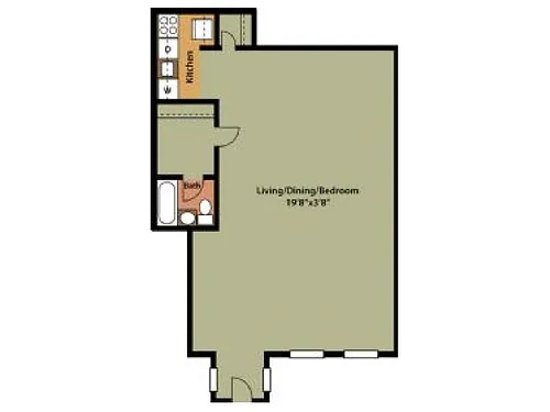 Floor plan Bunker Hill