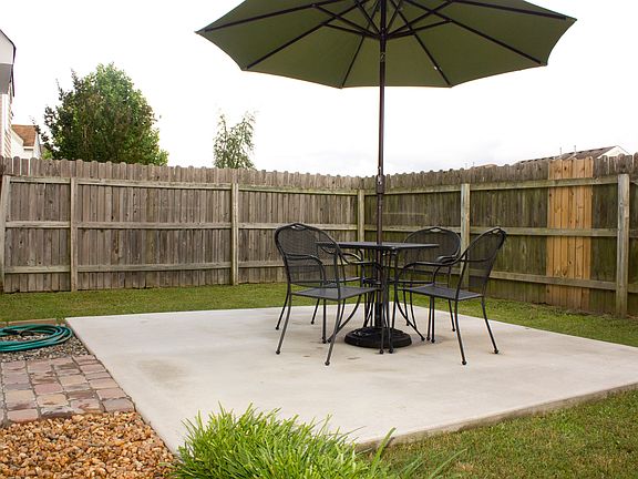 Fenced Back yard