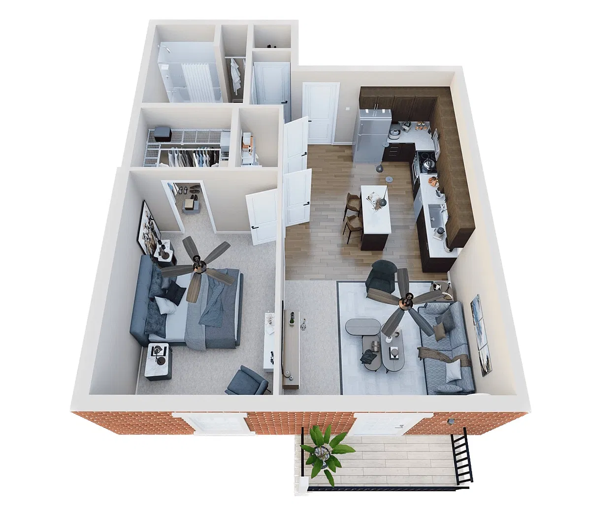 Floor plan The Lebanon | 1E