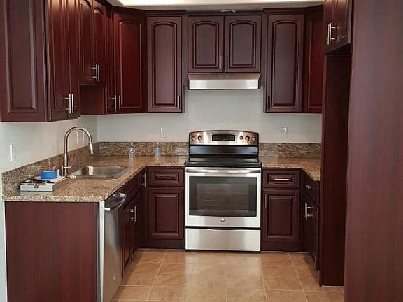 Kitchen with granite counter tops