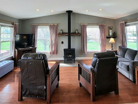 Family Room & Wood Stove  