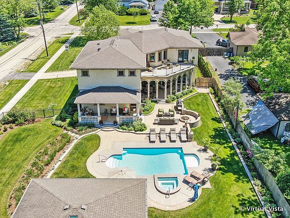 Drone overview of home & grounds