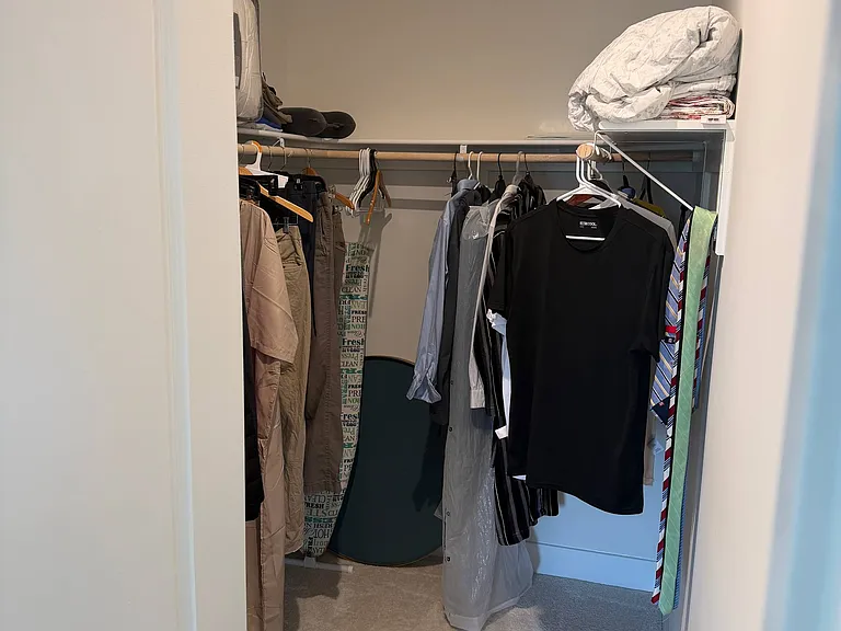 3rd floor master bedroom walk in closet