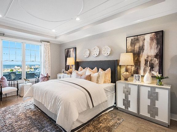 First-floor primary suite