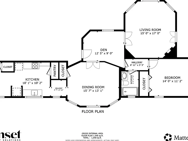 Grandview Flat 101 Floor Plan Grandview Flat 101 Floor Plan