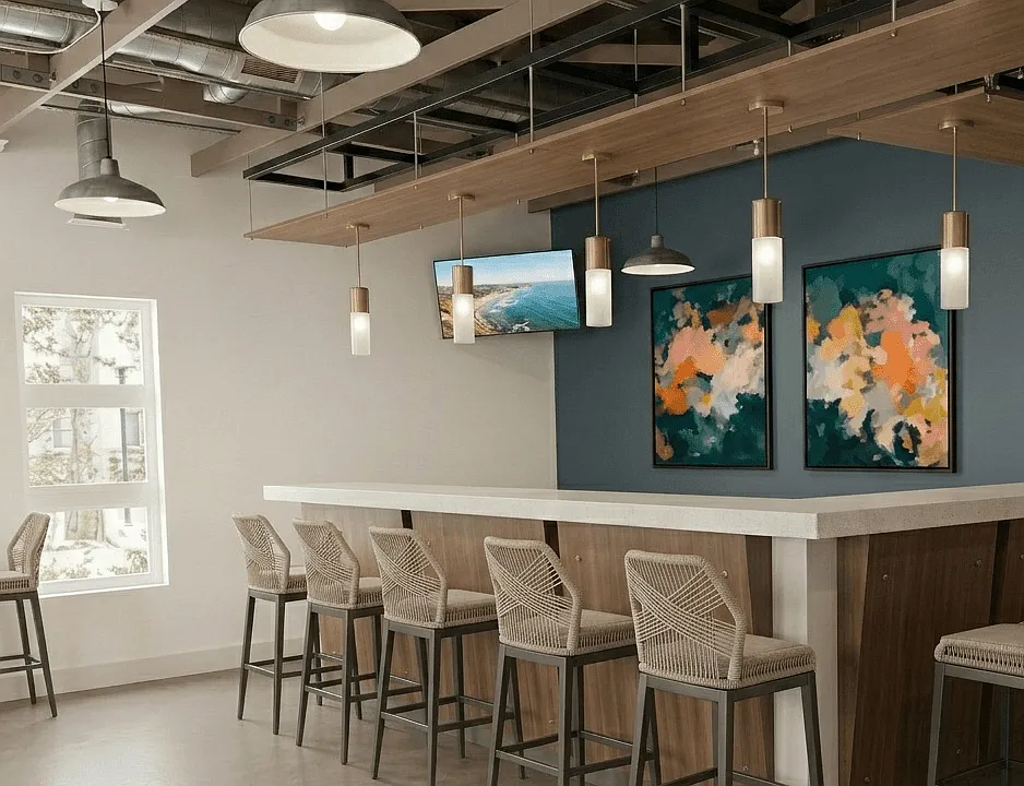 AI Rendering. Renovated clubhouse coming soon.