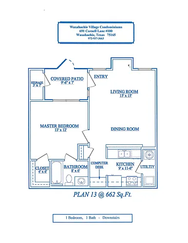 Floor plan Plan 13