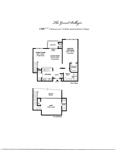 Floor plan $3.09/sq.ft. - Grand Bellagio