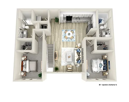 Floor plan B1U