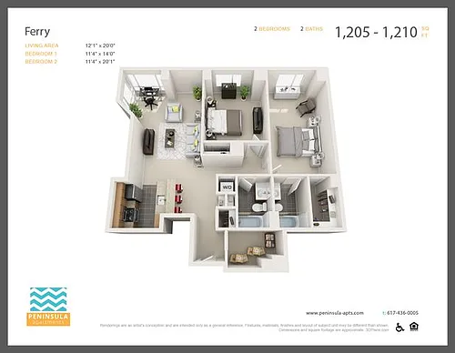 Floor plan Ferry