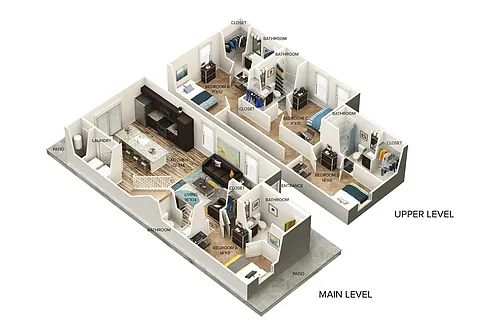 Floor plan D1 (ADA Compliant)