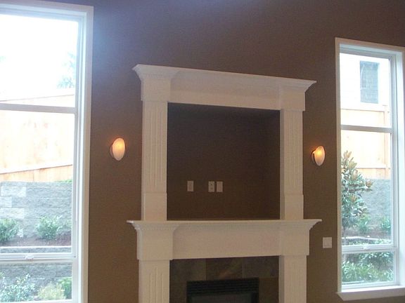 very bright  2 story family room