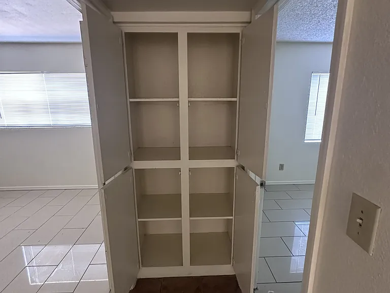 Storage/closet at end of hallway