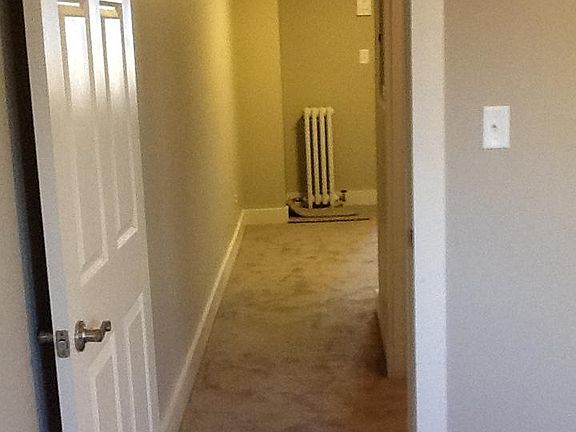 Hallway between bedroom And dining area