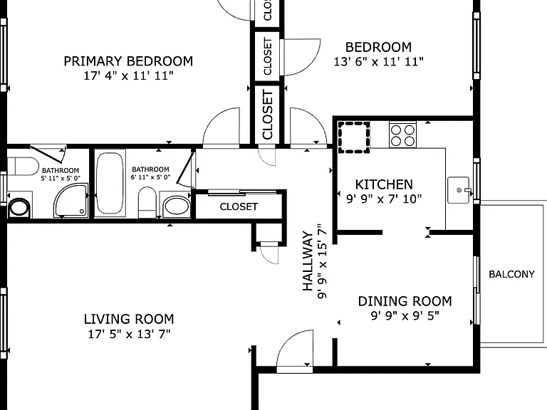 Floor Plan 2 Bedroom Floor Plan 2 Bedroom