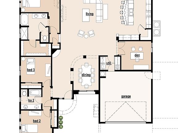 2439 Floor Plan - Base